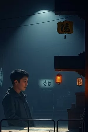竖版主视觉海报，晨雾中的山脊监测塔与远处雪线