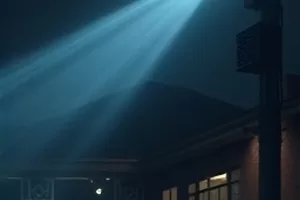 街边小馆门口排队的人群与热气腾腾的灶台