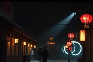 雾岭山脊上的气象观测塔与翻涌云海
